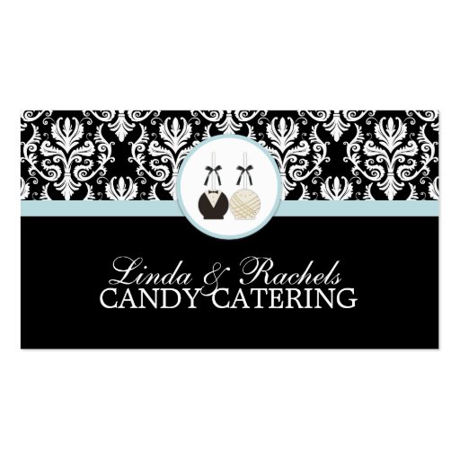 Candy Catering Business Cards (front side)