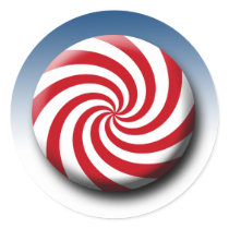Candy Christmas Package Stickers