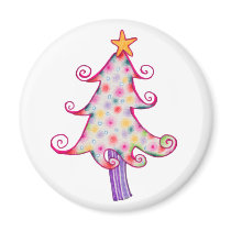 Candy Christmas Tree magnets