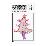 Candy Christmas Tree Postage