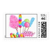 Candy Circus Postage Stamps