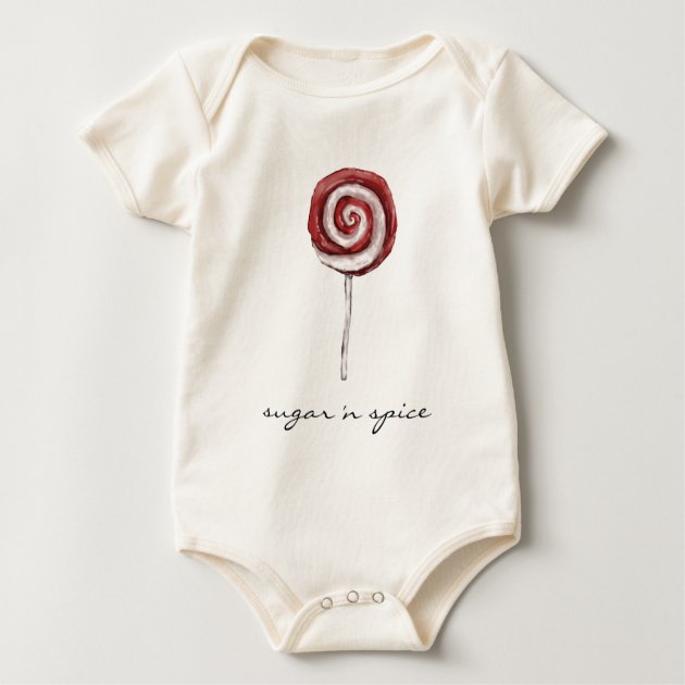 Candy Clothing Sugar Spice Baby Bodysuit Zazzle Candy Clothing Sugar Spice Baby Bodysuit Zazzle