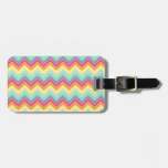 Candy Coated {chevron pattern} Travel Bag Tag