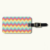 Candy Coated {chevron pattern} luggage tags