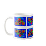 CANDY COLOR SQUARES MOSAIC ABSTRACT MUGS