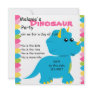 Candy Colors Dino Personalized Invites