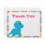 Candy Colors Dino Custom Invite