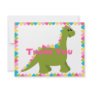 Candy Colors Dino Custom Invites