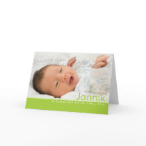 Candy Colors Geburtskarte - Baby Announcement cards by CSKidsOccasions Candy Colors Geburtskarte - Baby Announcement cards