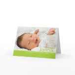 Candy Colors Geburtskarte - Baby Announcement cards