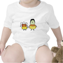 Candy Cone as Frankenstein Baby Bodysuits