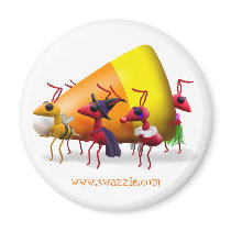 Candy Corn Ants magnets