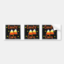 Candy-Corn Bumper Sticker