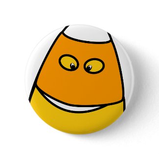 Candy Corn Button Badge button