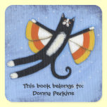 Candy Corn Cat Angel stickers