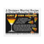 Candy Corn Creeptini Halloween Martini Recipe Post Postcards