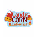 Candy Corn Enthusiast (clean design) t-shirts by jamierushad Candy Corn Enthusiast (clean design) t-shirts