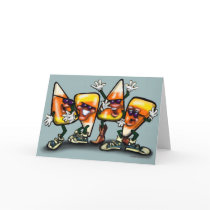 Candy Corn Gang Card by FunGraphix Candy Corn Gang Card
