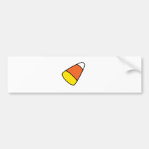 Candy Corn Halloween candy Bumper Stickers
