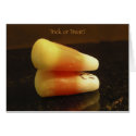 candy corn halloween card