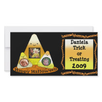 Candy Corn Halloween Custom Photo Card photo cards by jamiecreates1 Candy Corn Halloween Custom Photo Card photo cards