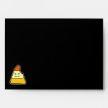 Candy Corn Halloween Envelopes (Black)