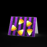 Candy Corn Halloween Greeting Card