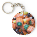 Candy Corn Halloween Keychain