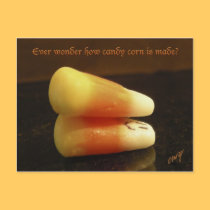 Candy corn halloween party invitation. postcards by graphicdoodles Candy corn halloween party invitation. postcards