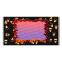 candy corn halloween photo cards