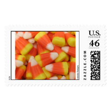 Candy Corn Halloween Stamps stamp
