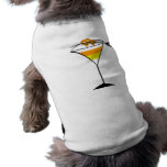 Candy Corn Martini Pet T Shirt