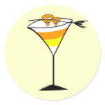 Candy Corn Martini Stickers