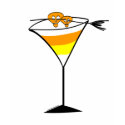 Candy Corn Martini Tee shirt shirt
