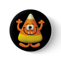 Candy Corn Monster buttons