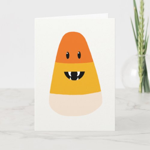 Candy Corn Monster card