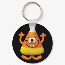 Candy Corn Monster keychains