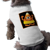 Candy Corn Monster Pet T-shirt