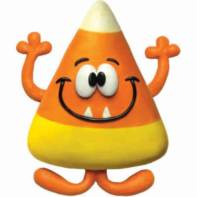 Candy Corn Monster Photo Sculpture by AmyVangsgard
