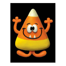 Candy Corn Monster Postcards
