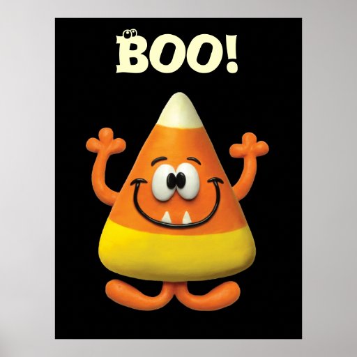Candy Corn Monster Poster Zazzle