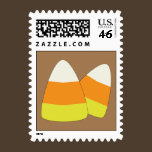 Candy Corn Patchwork Postage Stamp stamps