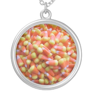 Candy Corn Pendant necklace