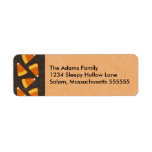 Candy Corn Personalized Halloween Address Labels
