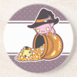 Candy Corn Pot Beverage Coaster