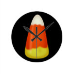 Candy Corn Round Clocks