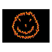 Candy Corn Smiley Business Card Templates