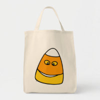 Candy Corn Treat Sack Canvas Bags