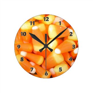 Candy Corn Wall Clocks