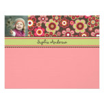 Candy Daisies Bloom Kids Thank You Card Invite